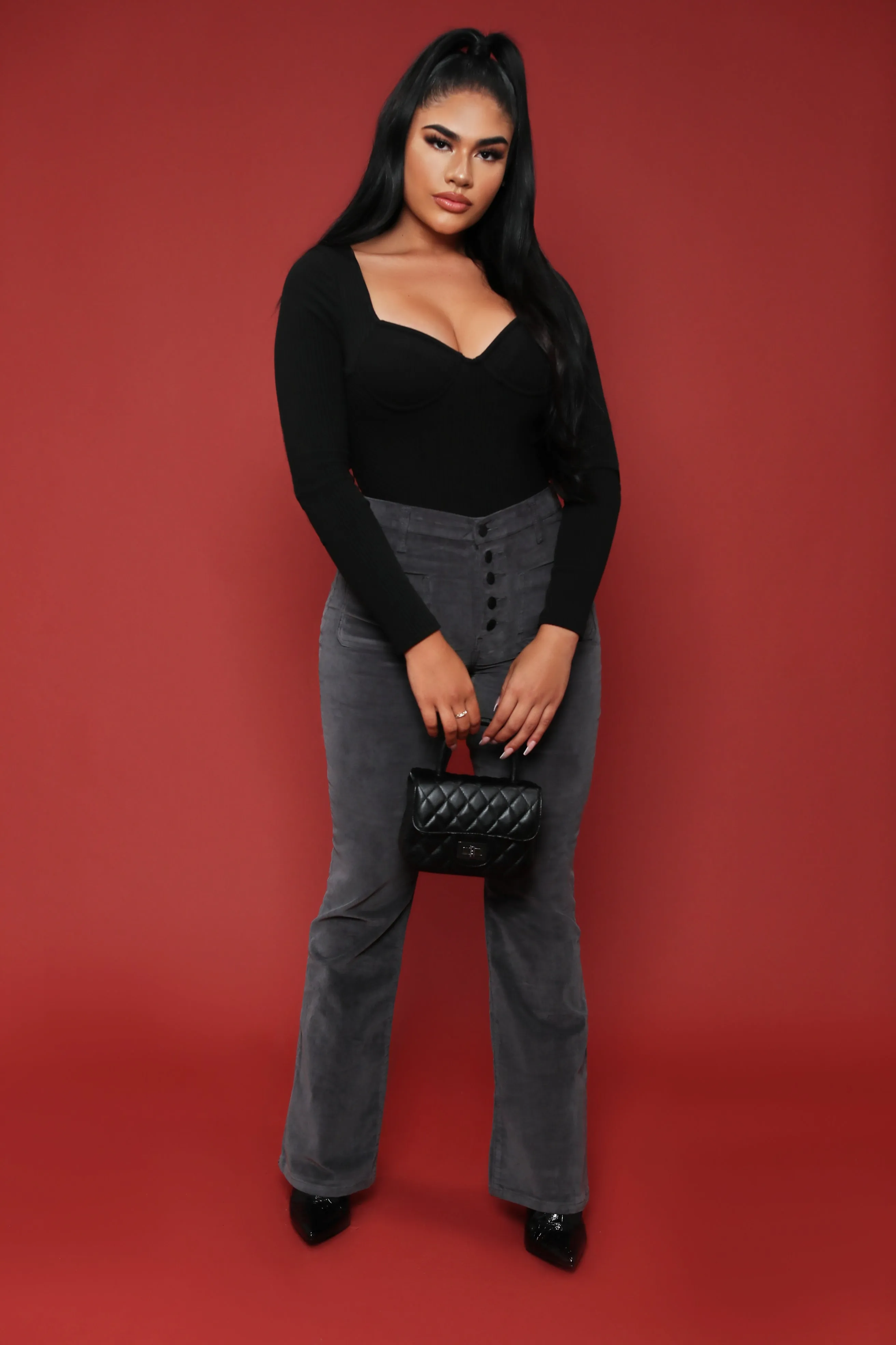 All The Hype Boxy Bag - Black