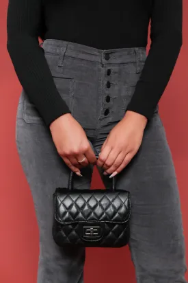 All The Hype Boxy Bag - Black