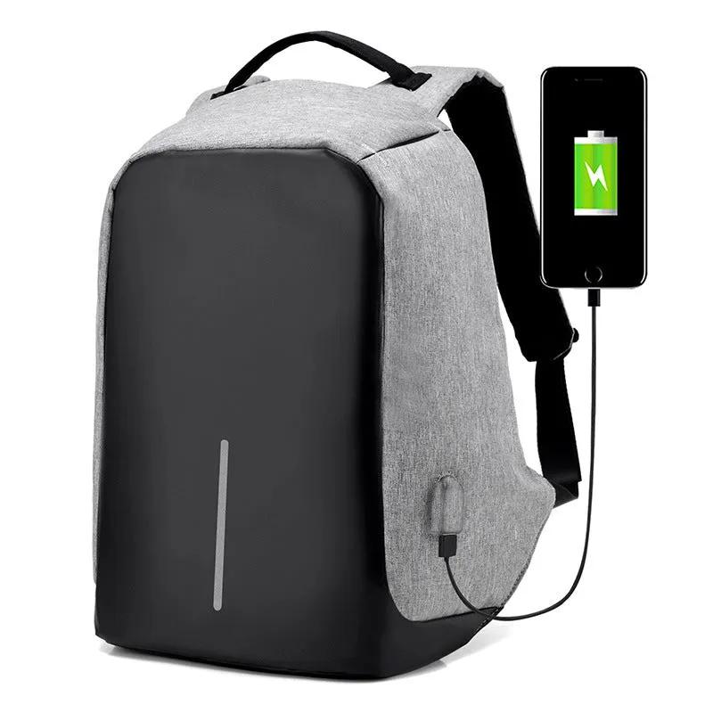 Anti-Theft Backpack Female Computer USB Charging Backpack Student Travel Waterproof Leisure Schoolbag