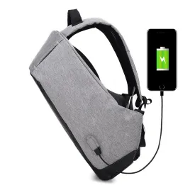 Anti-Theft Backpack Female Computer USB Charging Backpack Student Travel Waterproof Leisure Schoolbag