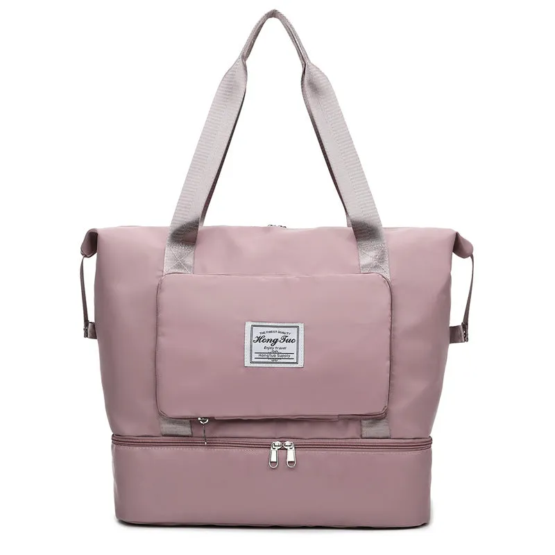 Backpack = Folding Handbag Pending Luggage Bag Short Distance Buggy Bag Gym Bag