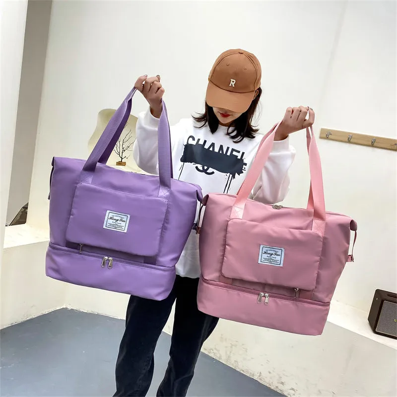 Backpack = Folding Handbag Pending Luggage Bag Short Distance Buggy Bag Gym Bag