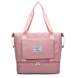 Backpack = Folding Handbag Pending Luggage Bag Short Distance Buggy Bag Gym Bag