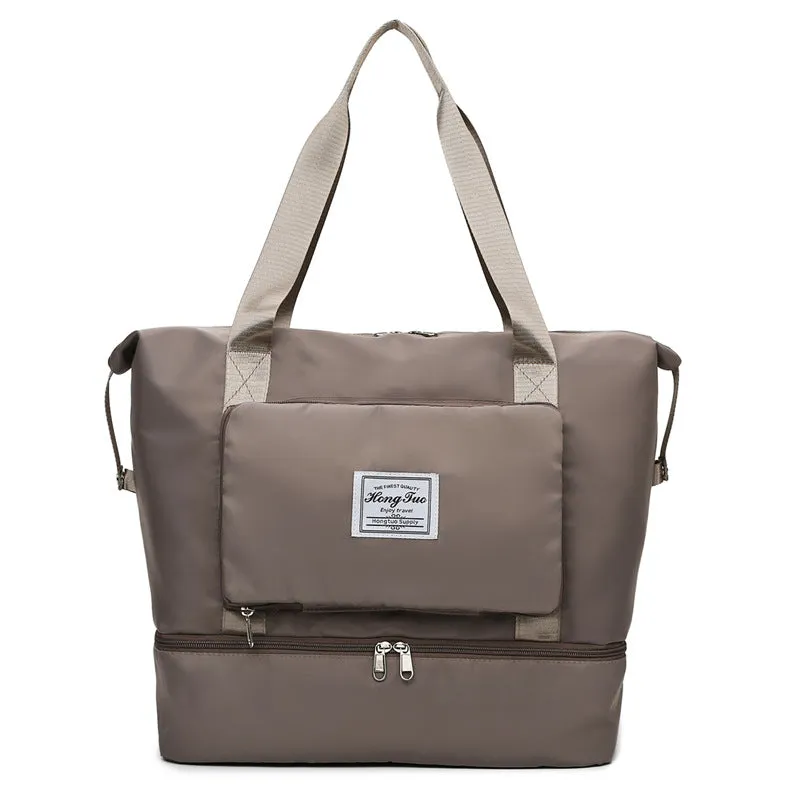 Backpack = Folding Handbag Pending Luggage Bag Short Distance Buggy Bag Gym Bag