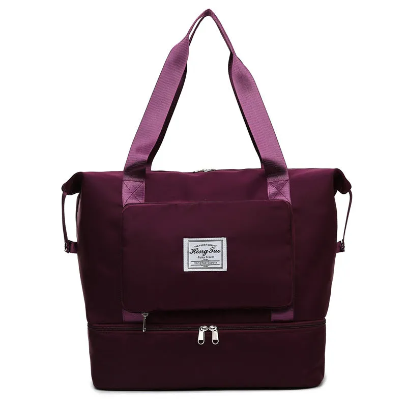 Backpack = Folding Handbag Pending Luggage Bag Short Distance Buggy Bag Gym Bag