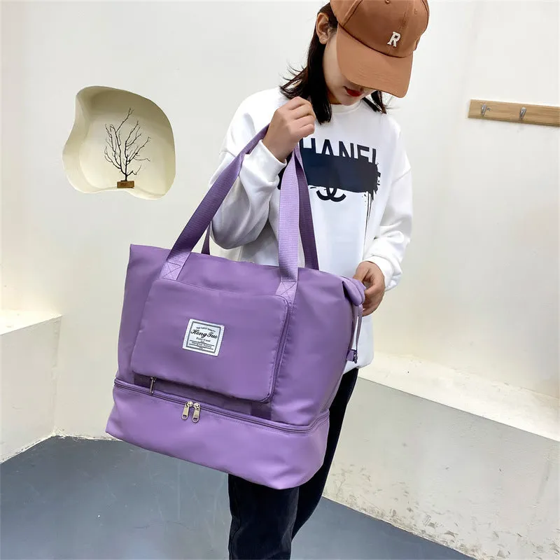 Backpack = Folding Handbag Pending Luggage Bag Short Distance Buggy Bag Gym Bag