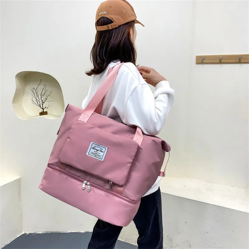 Backpack = Folding Handbag Pending Luggage Bag Short Distance Buggy Bag Gym Bag