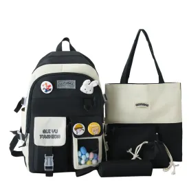 Backpack Korean Style Fresh Yuyu Series  Primary and Secondary School Schoolbag Large Capacity Casual