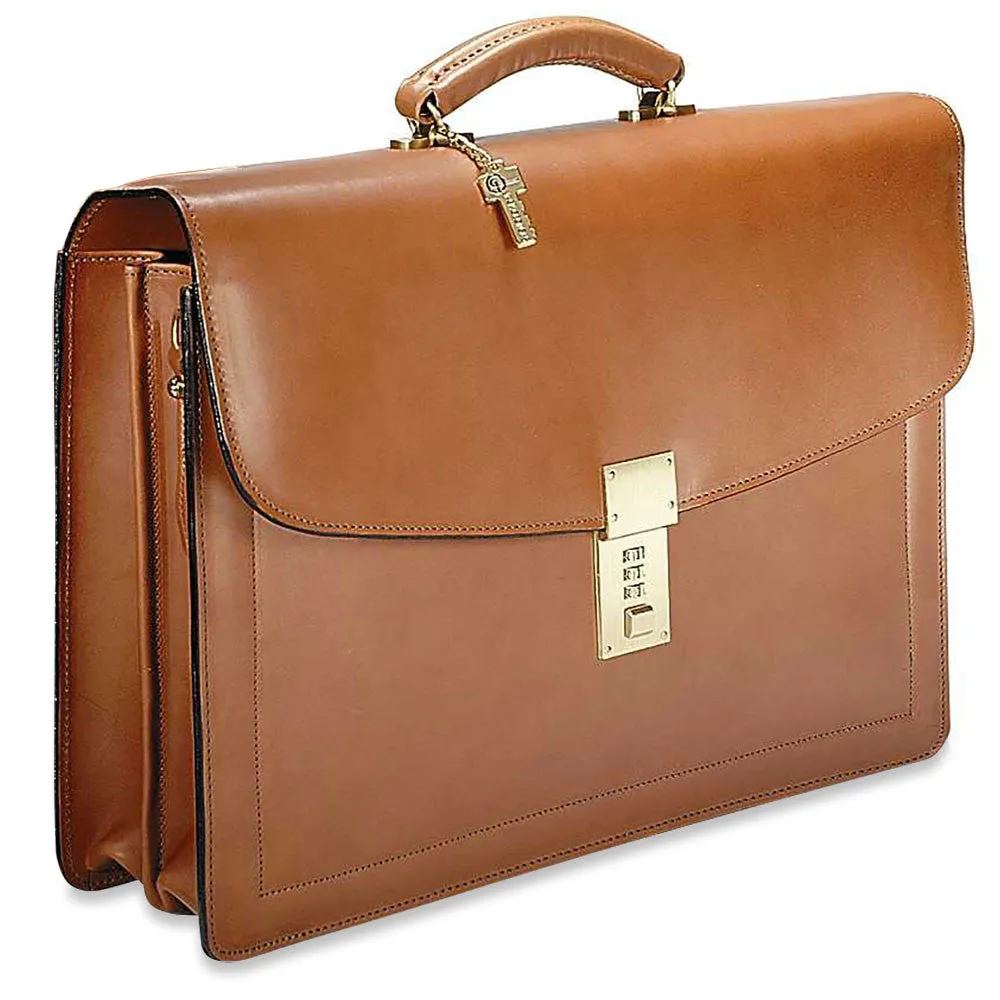 Belting Slim Combination Lock Briefcase #9003