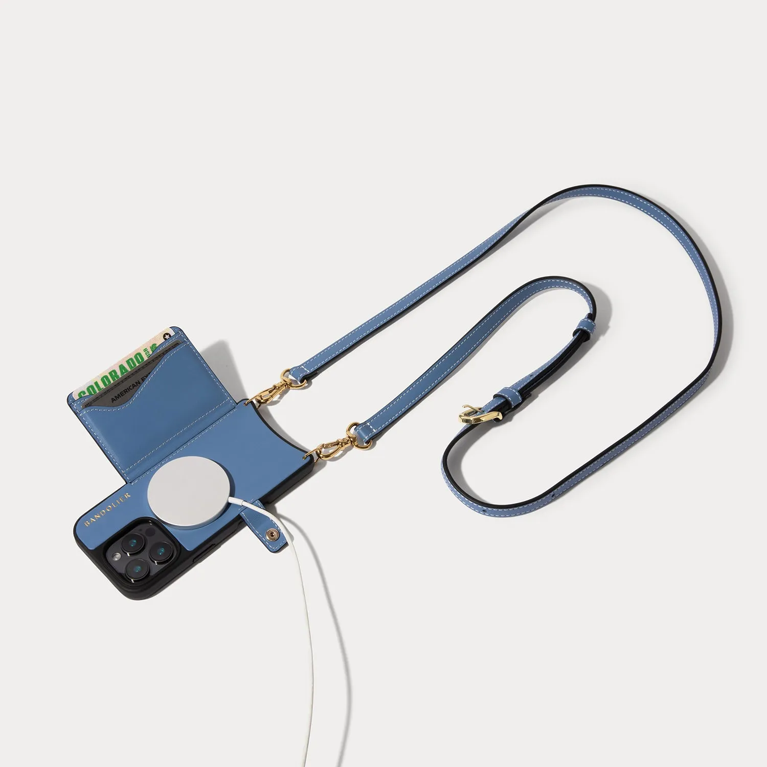 Casey MagSafe Expanded Set - Dusty Blue/Gold