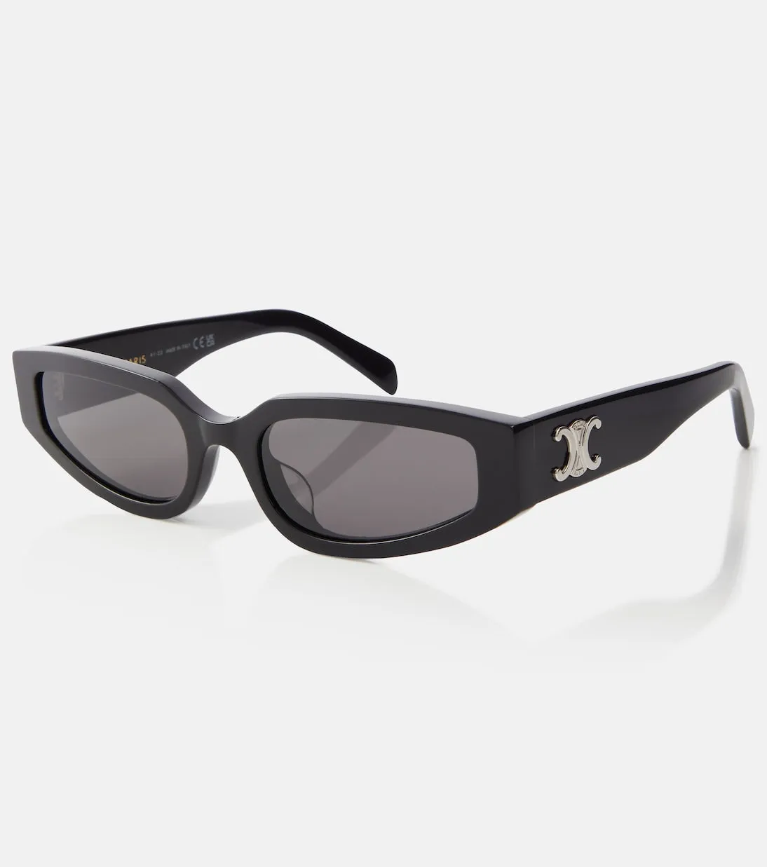 Celine Eyewear triomphe rectangular sunglasses, black