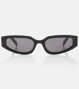 Celine Eyewear triomphe rectangular sunglasses, black