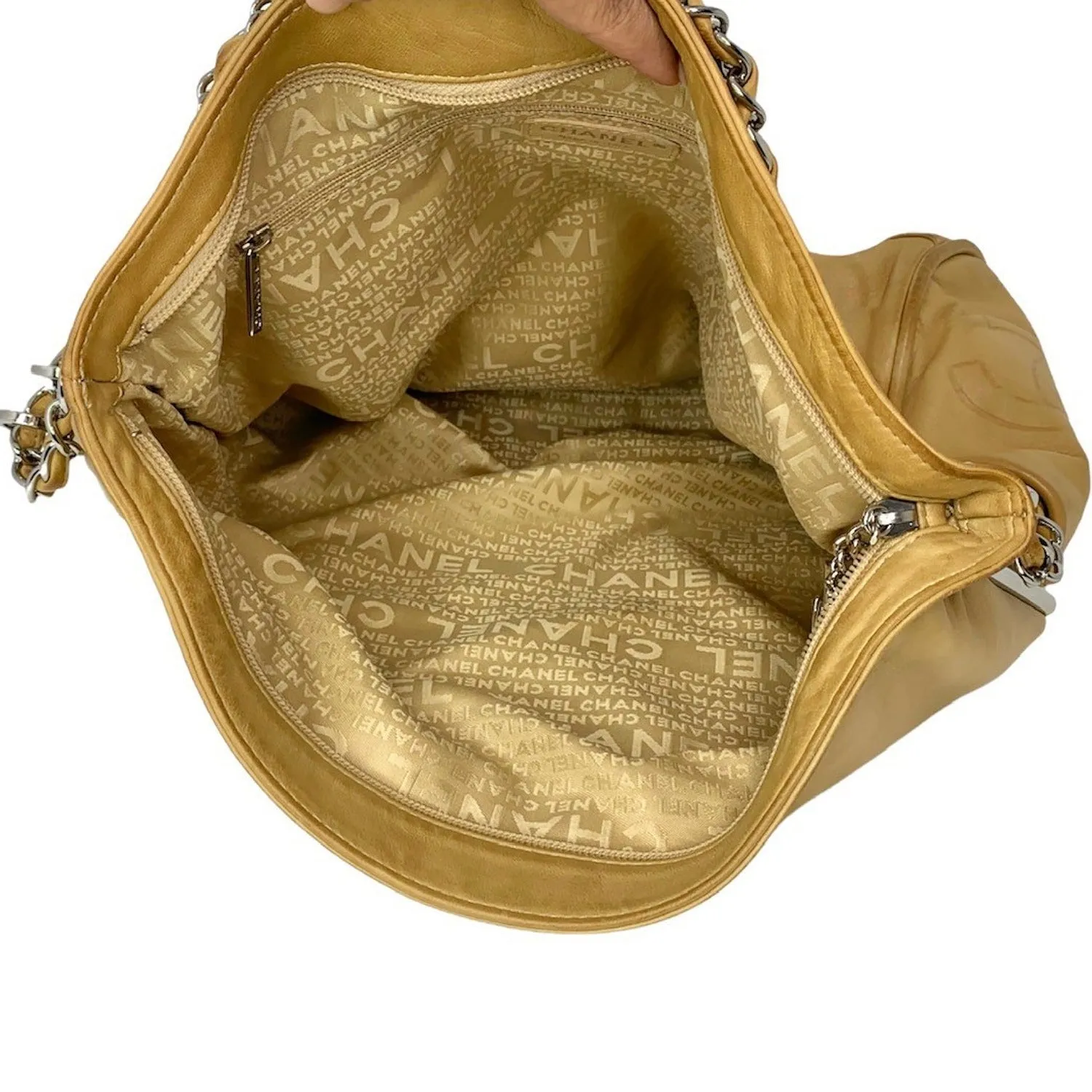 Chanel bag Ultra Soft Beige Lambskin Hobo