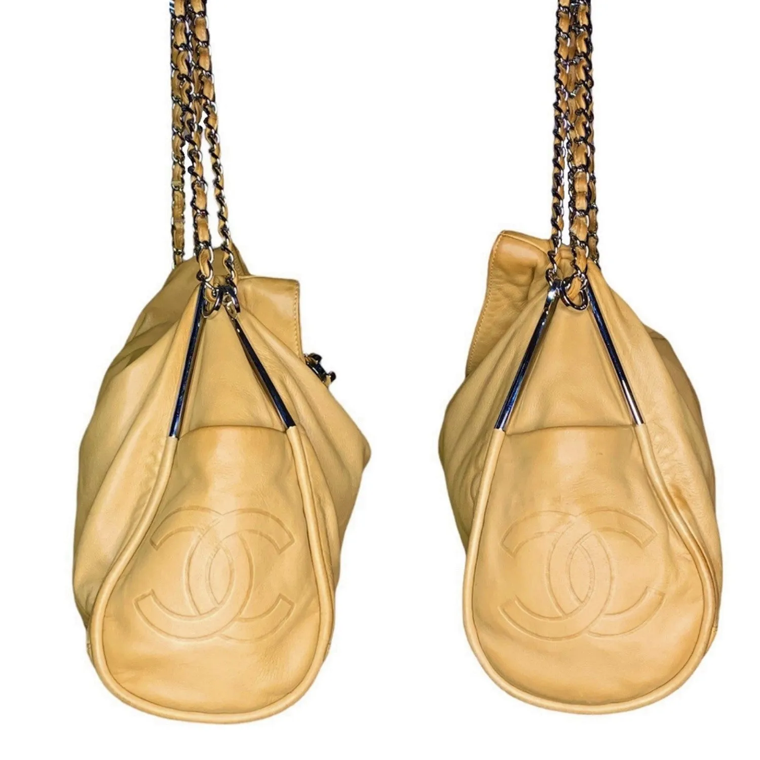 Chanel bag Ultra Soft Beige Lambskin Hobo