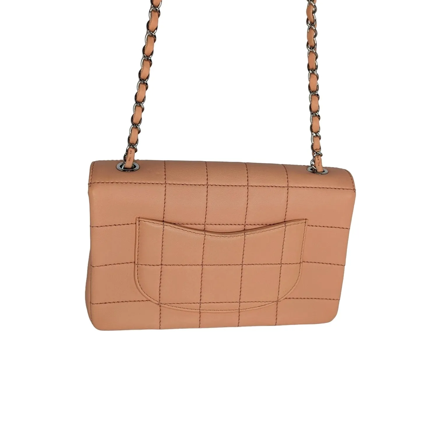 Chanel bag Vintage Peach Square Quilted Medium Flap Bag
