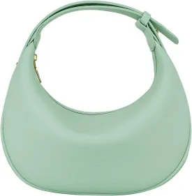 Crescent Shoulder Bag for Women Trendy Crossbody Bag Hobo Purse Vegan Leather Clutch Handbag Adjustable Strap