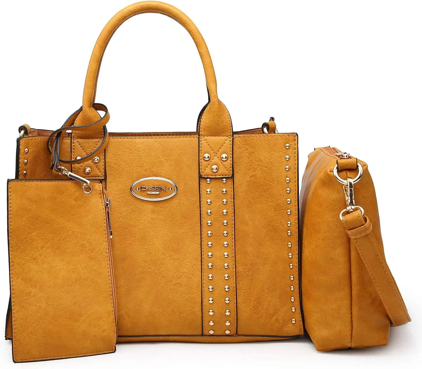 Dasein Purses Handbags for Women Tote Wallet Set Top Handle Satchel Shoulder Hobo Bag 3pcs