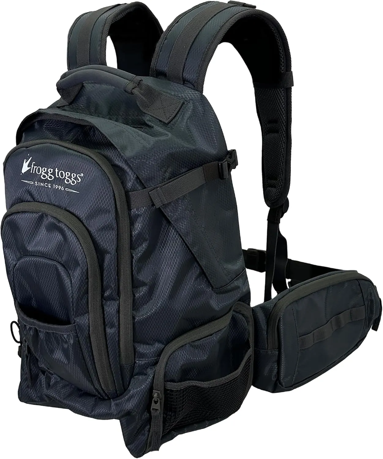 FROGG TOGGS i3 Fishing Backpack, Dark Graphite, One Size