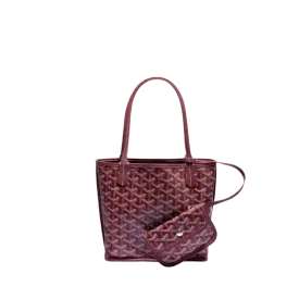 Goyard Mini Anjou Tote "Burgundy"