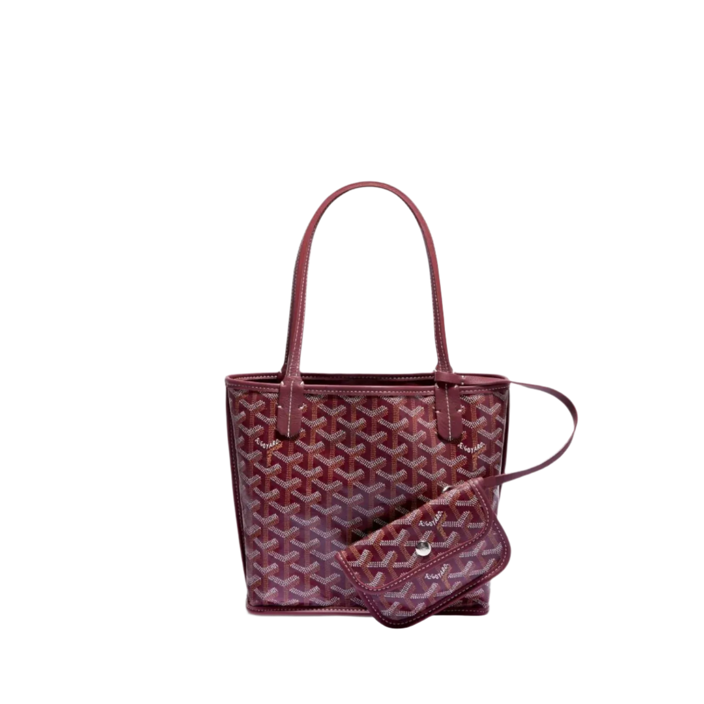Goyard Mini Anjou Tote "Burgundy"