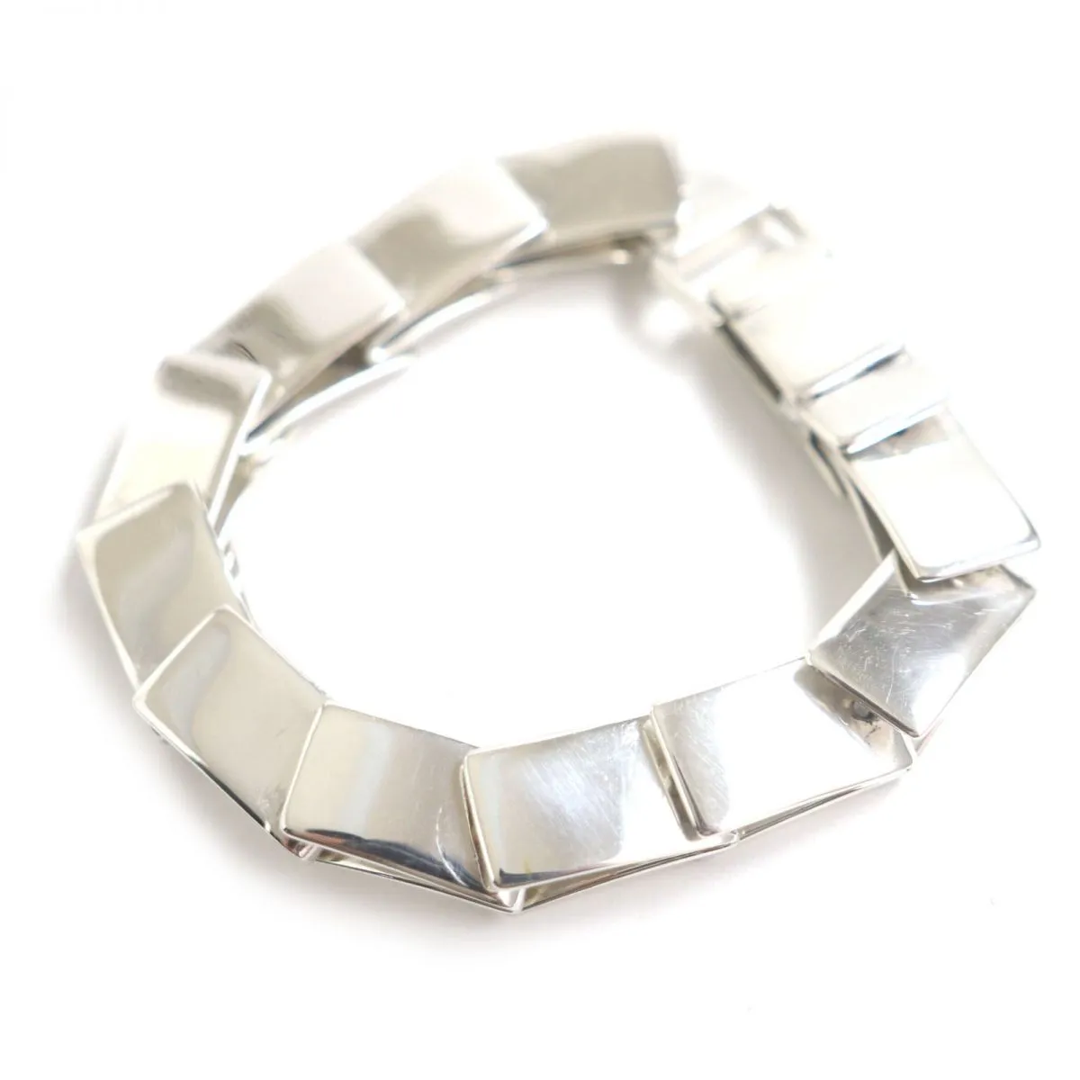 Gucci Vintage 925 Silver Fish Plate Bracelet