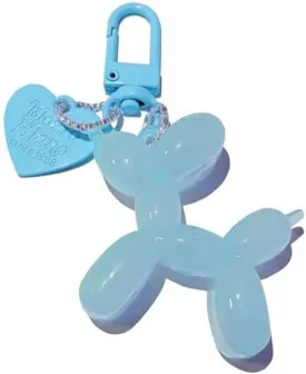 Jelly Balloon Dog Design Keychain for Women, Cute Girls Key Chain, Bag Charms Accessories for Car Purse Backpack