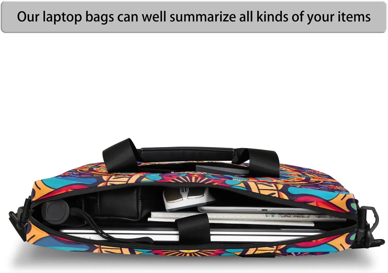 Laptop Bag 15.6 Inch Laptop Sleeve Case with Shoulder Computer Slim Briefcase for Men and Women