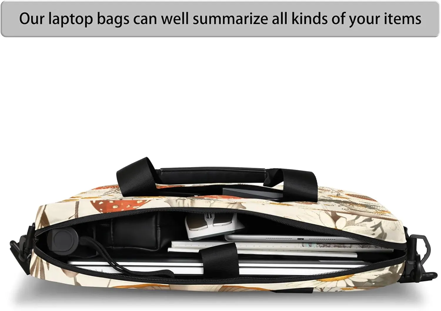 Laptop Bag 15.6 Inch Laptop Sleeve Case with Shoulder Computer Slim Briefcase for Men and Women
