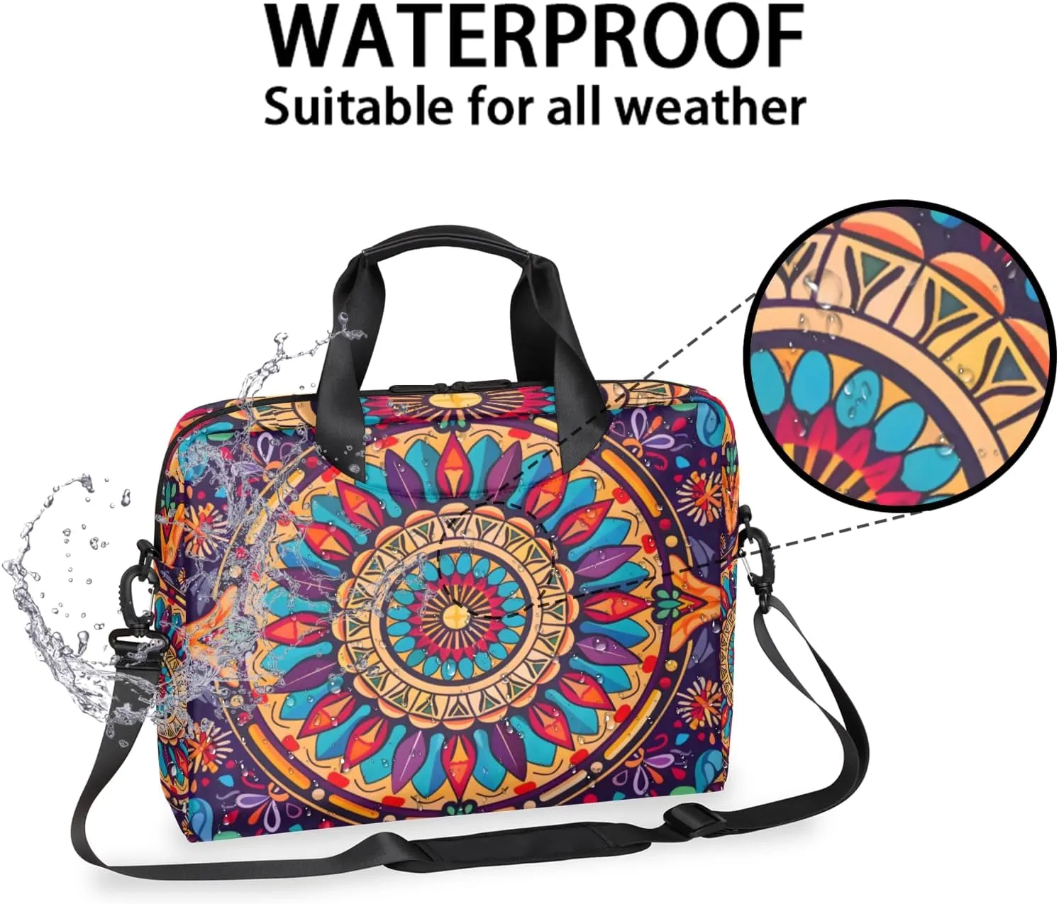 Laptop Bag 15.6 Inch Laptop Sleeve Case with Shoulder Computer Slim Briefcase for Men and Women