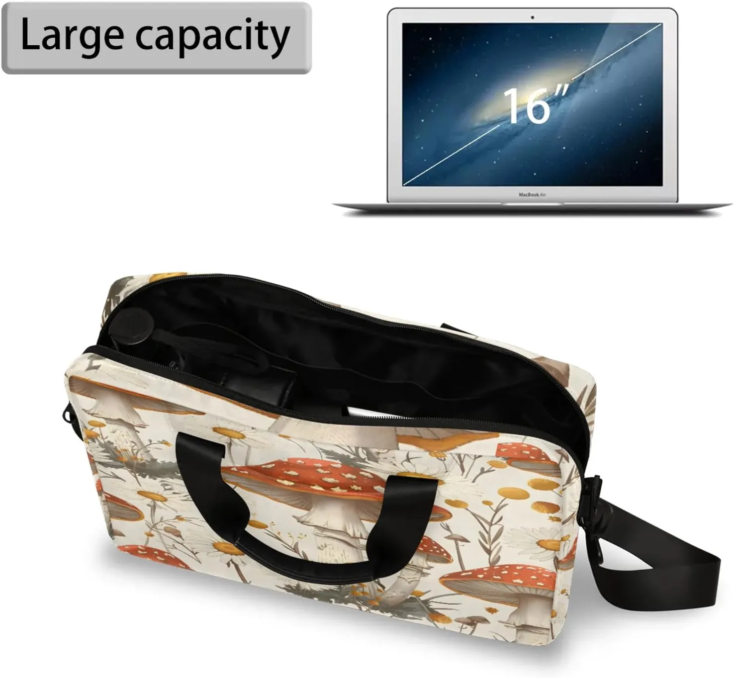 Laptop Bag 15.6 Inch Laptop Sleeve Case with Shoulder Computer Slim Briefcase for Men and Women