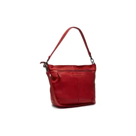 Leather Shoulder Bag Red Bolivia