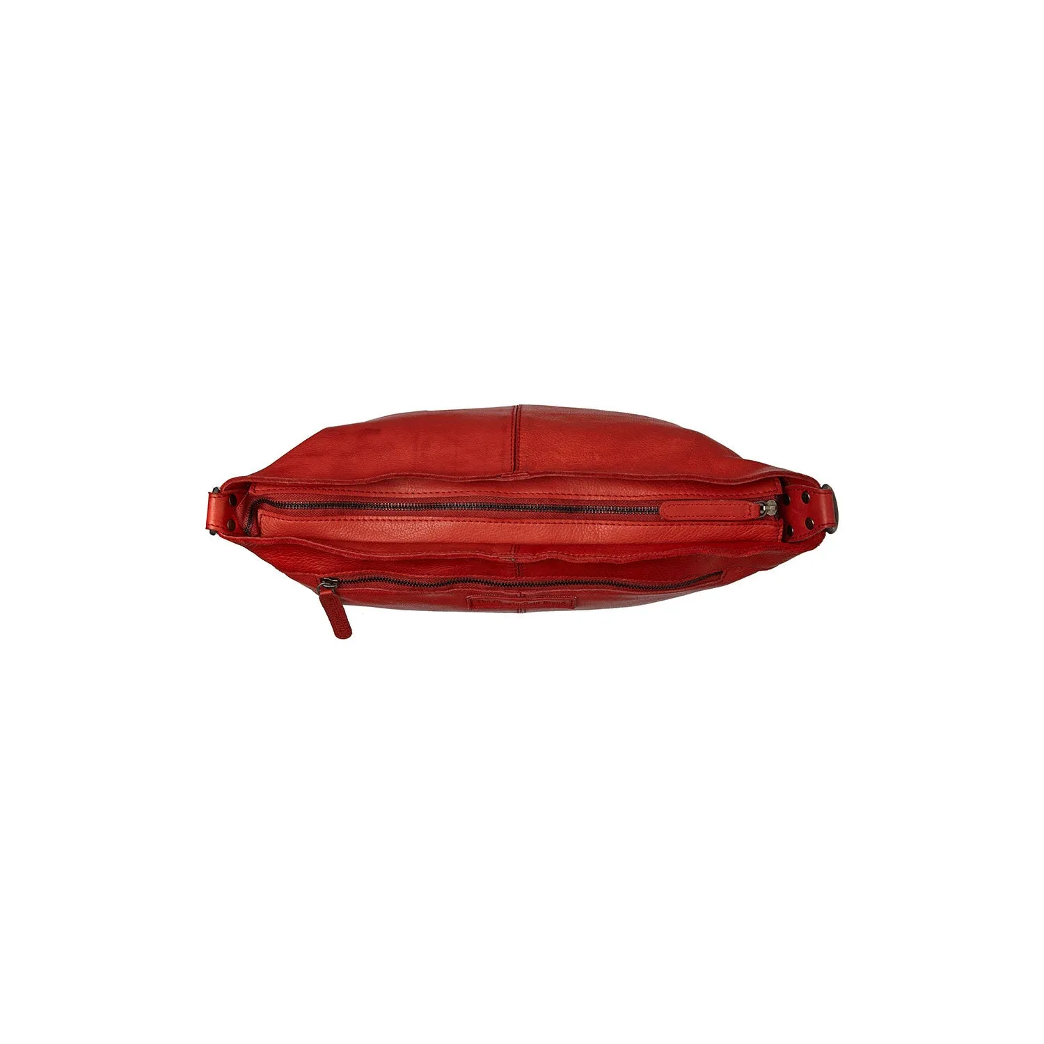Leather Shoulder Bag Red Bolivia