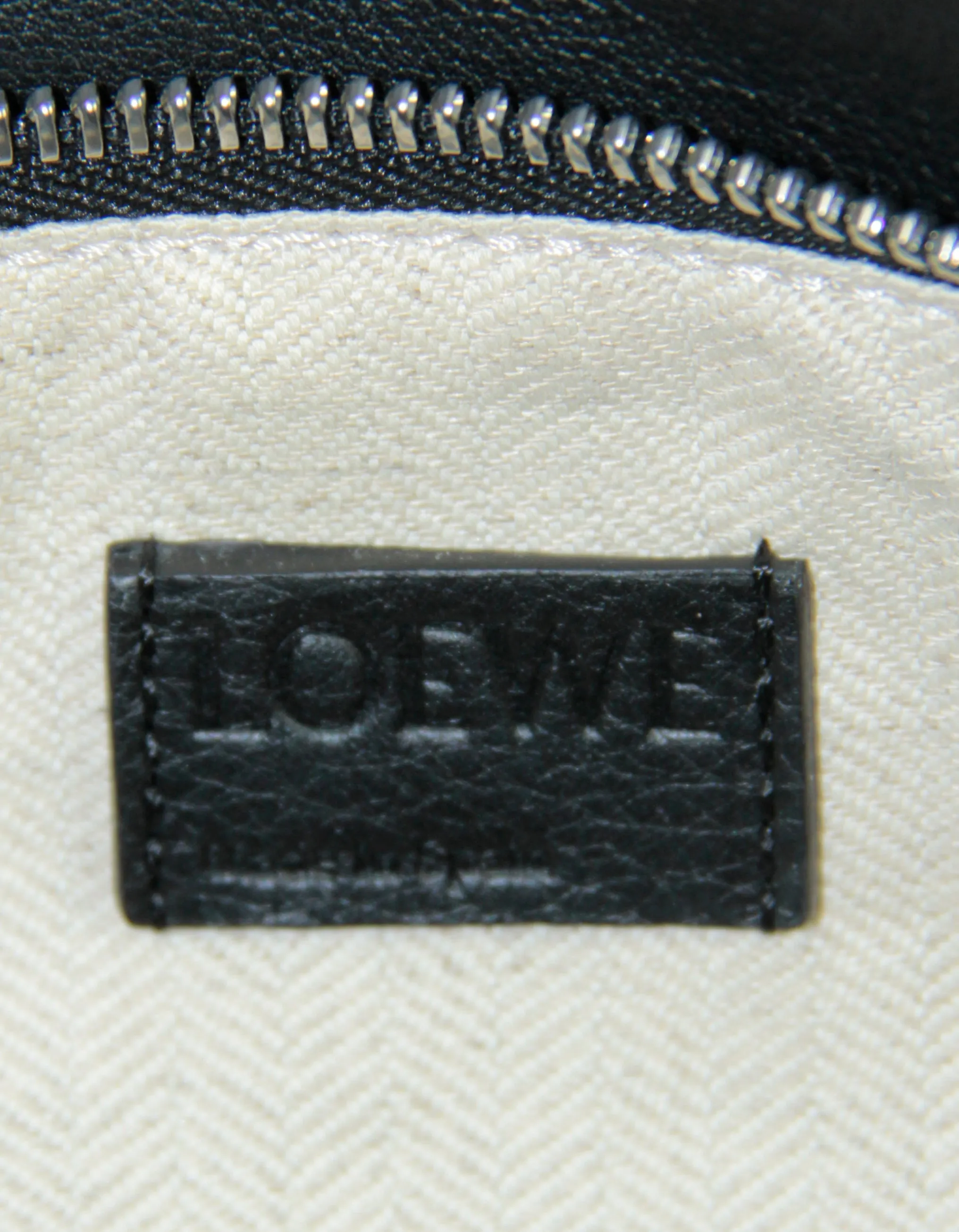 Loewe Black Calfskin Leather Puzzle Bag