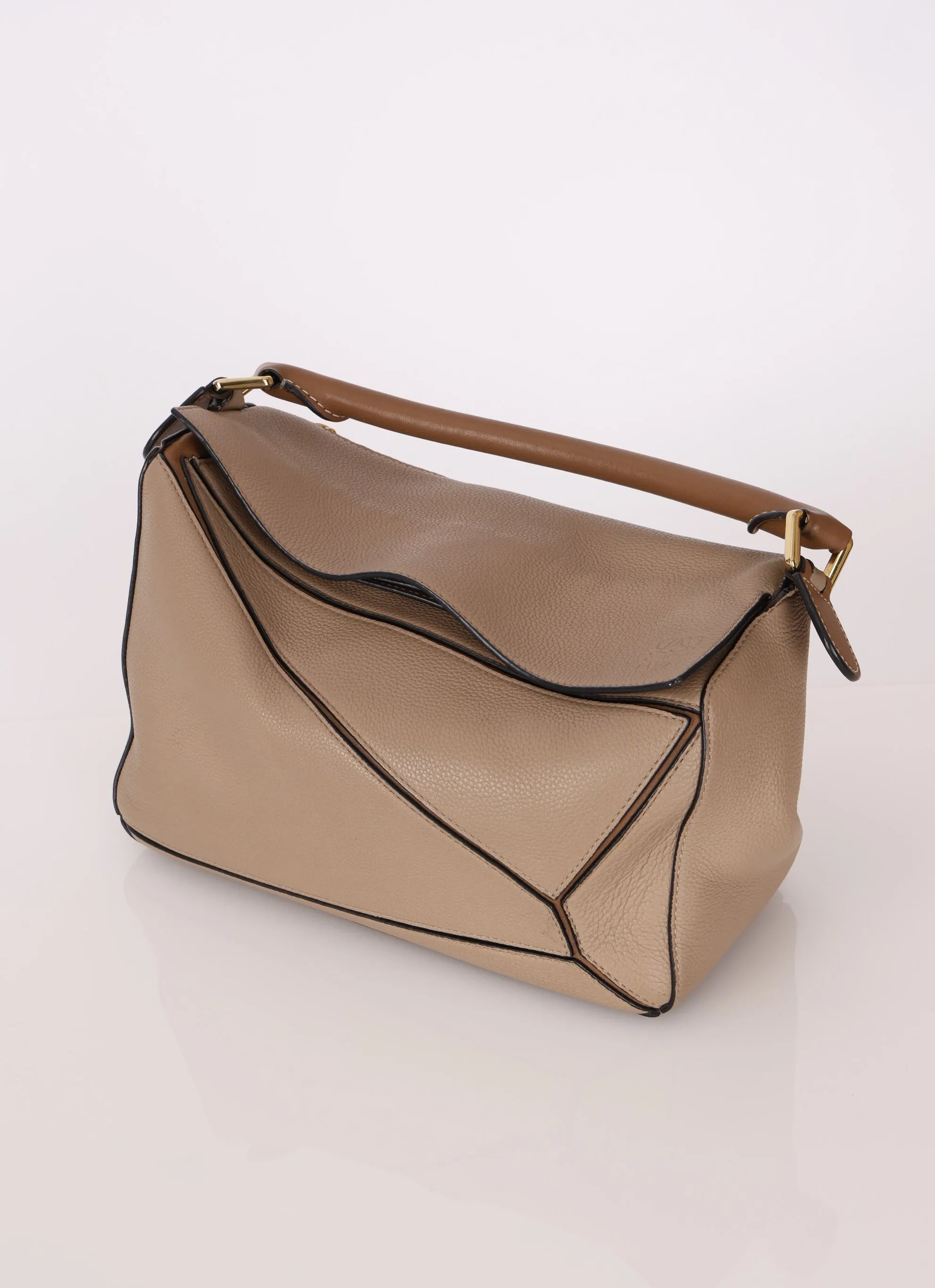 Loewe Leather Bicolor Medium Puzzle Bag