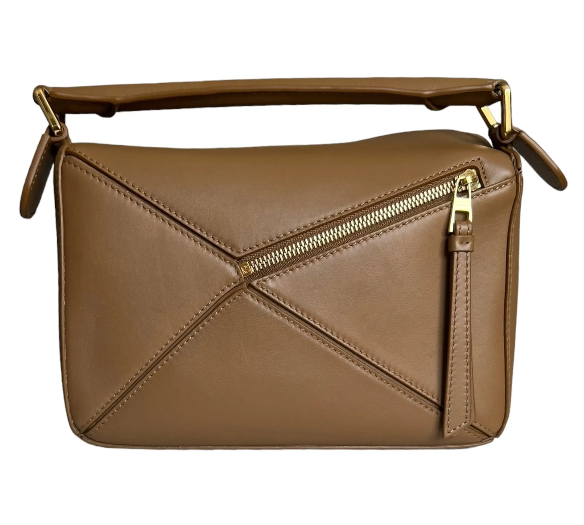 Loewe Puzzle Bag Satin Calfskin Small with Strap
