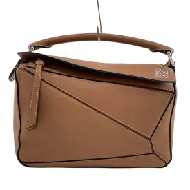Loewe Puzzle small brown bag