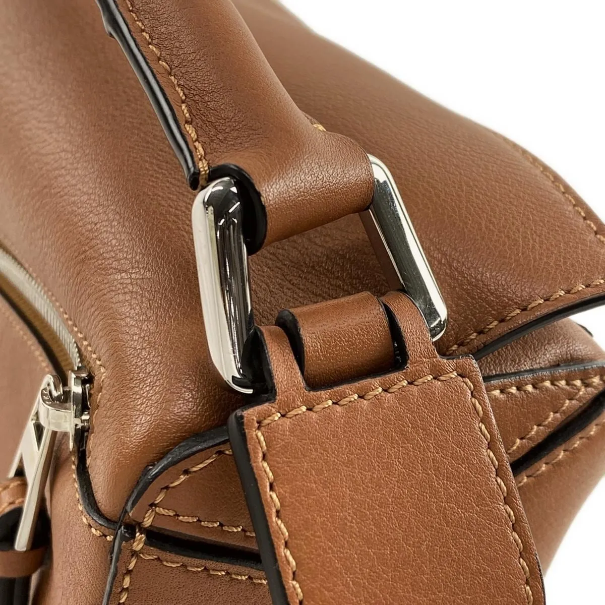 Loewe Puzzle small brown bag