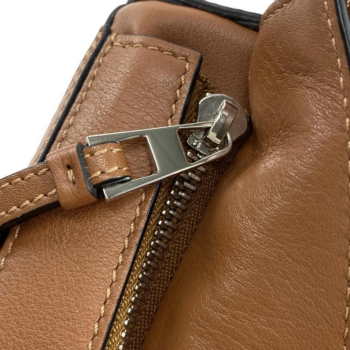 Loewe Puzzle small brown bag