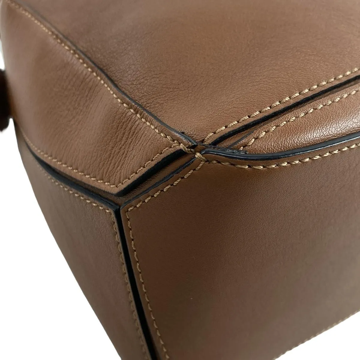 Loewe Puzzle small brown bag