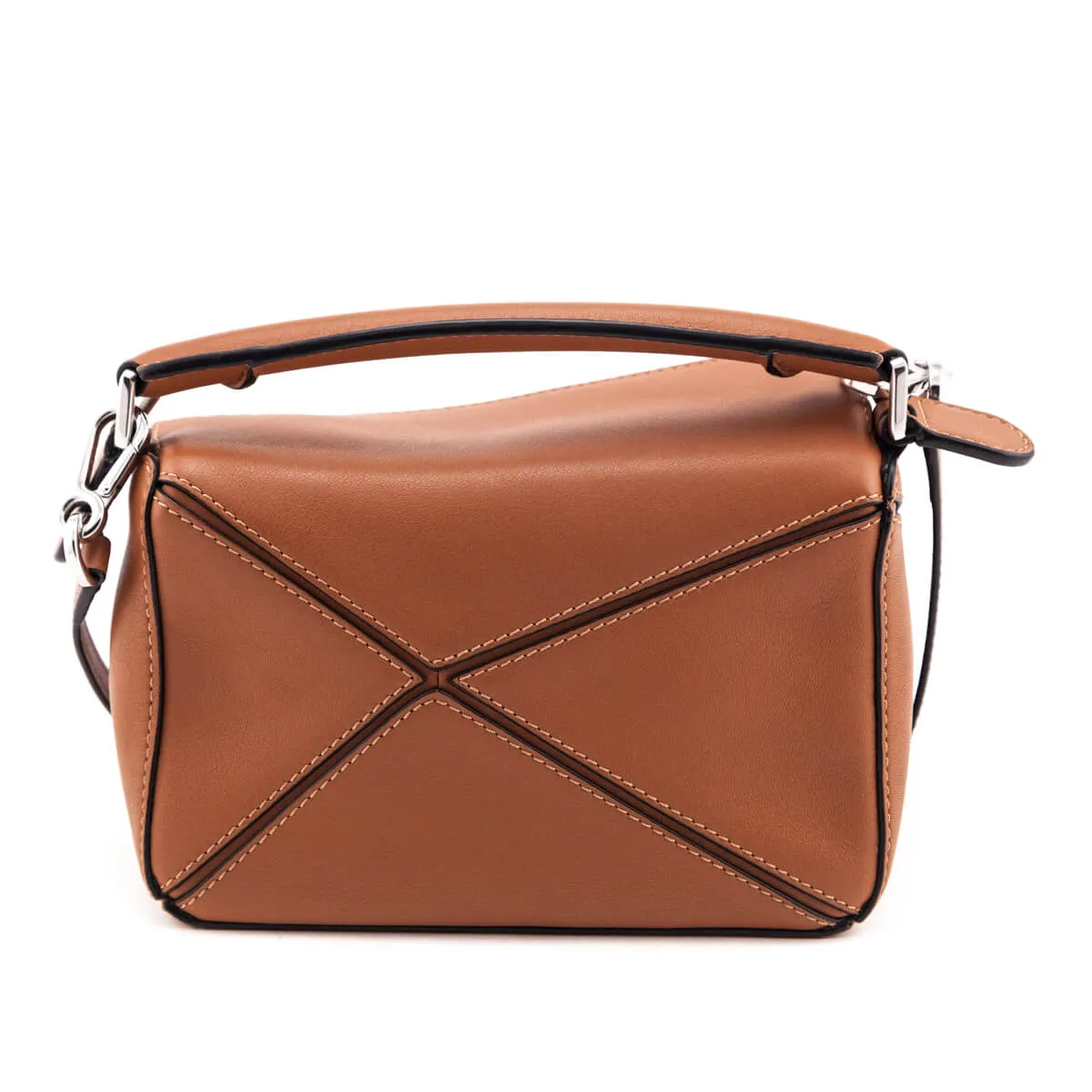 Loewe Tan Calfskin Mini Puzzle Bag