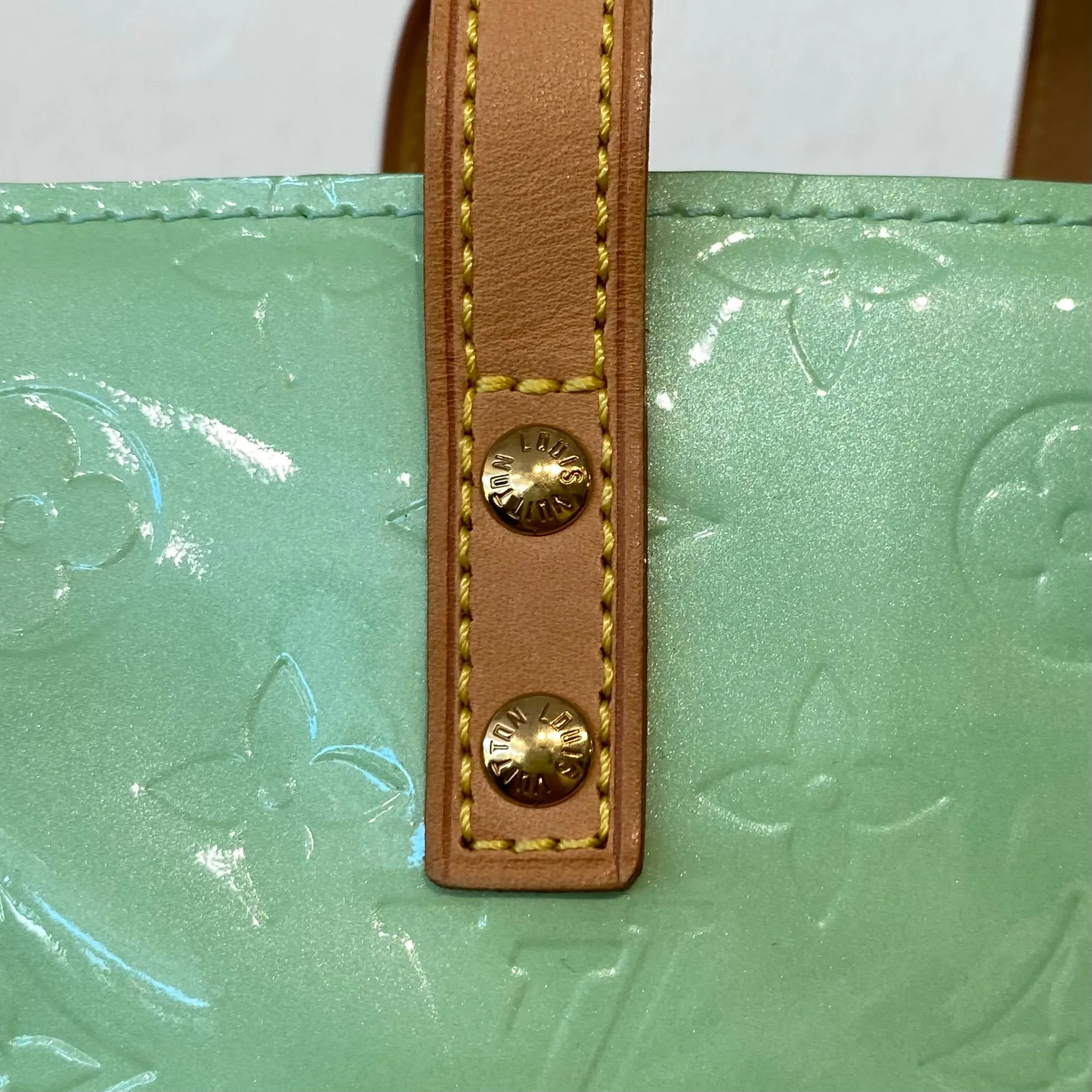 Louis Vuitton Mint Vernis Mini Tote