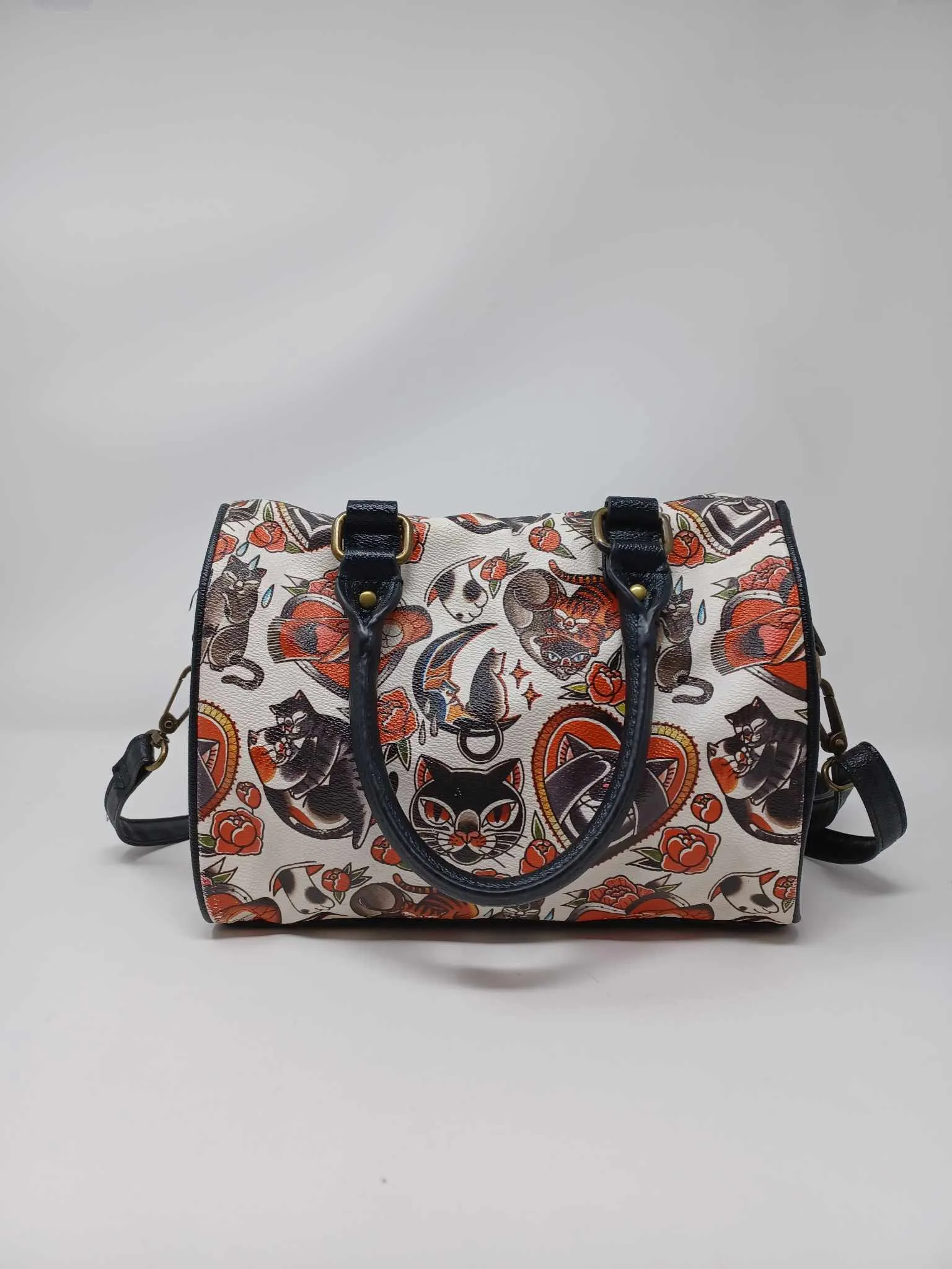 Loungefly Crossbody and Wallet Set Cat Tattoo Flash AOP GUC