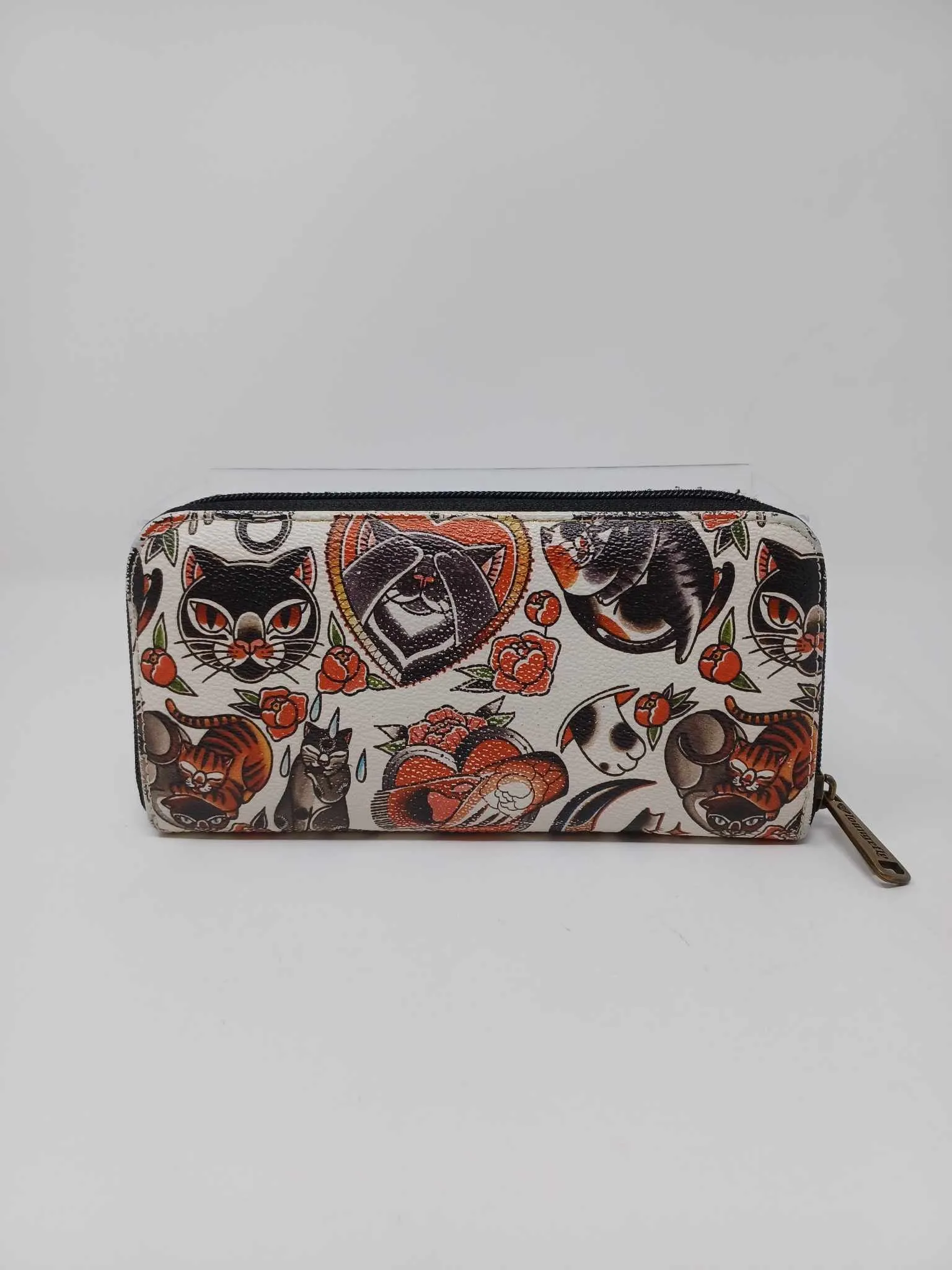 Loungefly Crossbody and Wallet Set Cat Tattoo Flash AOP GUC