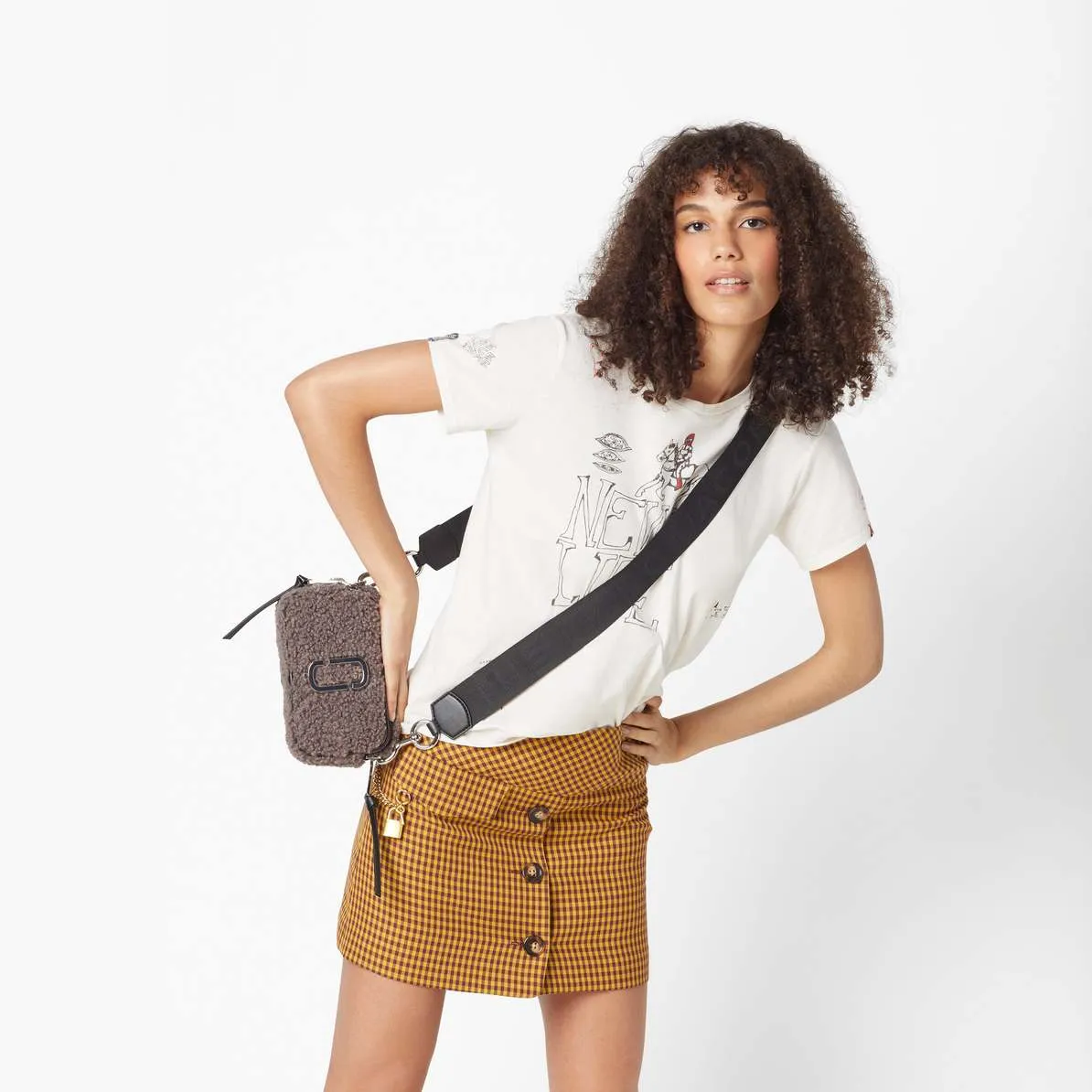 Marc Jacobs Teddy Snapshot ( Grey )