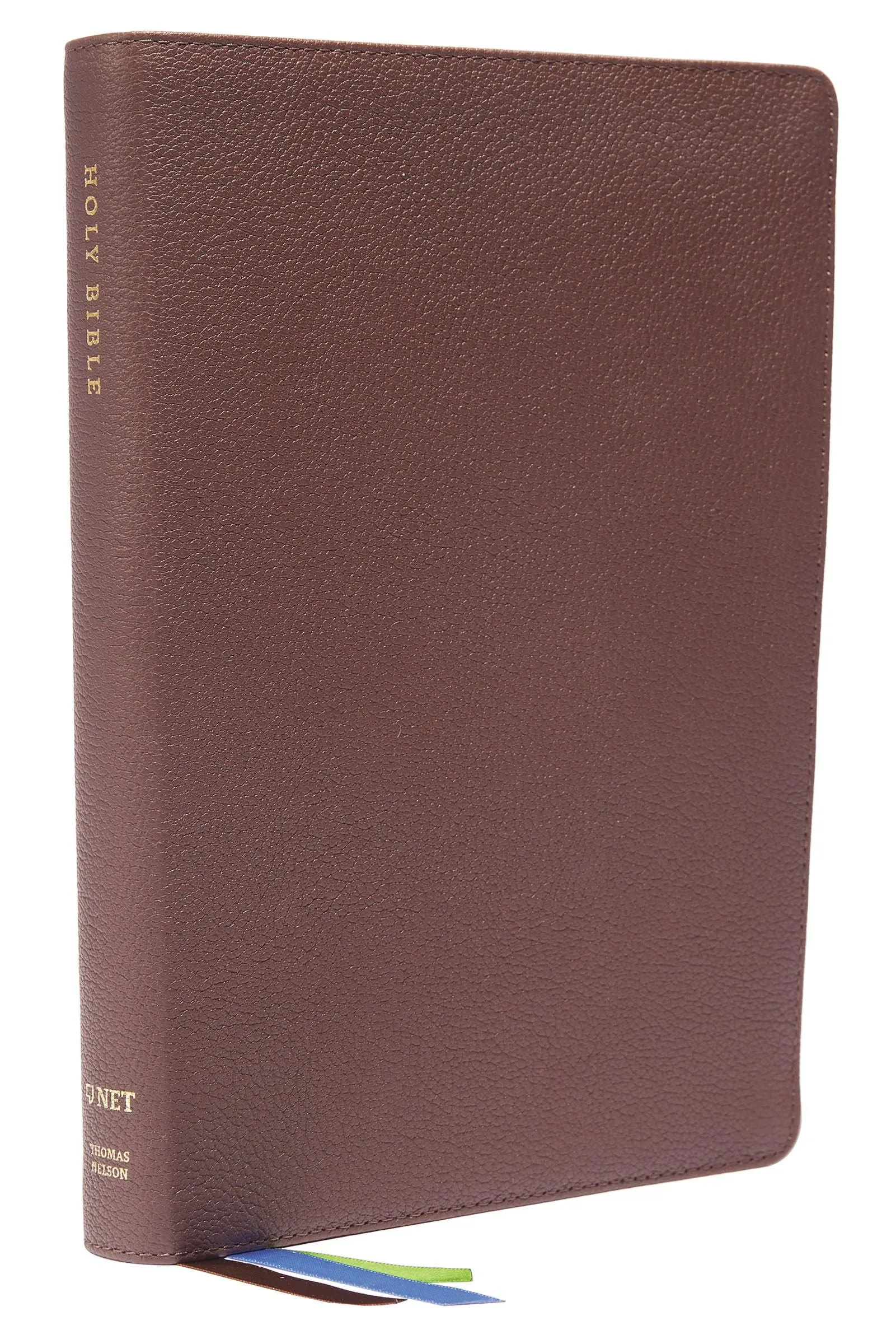 NET Thinline Bible, Large Print, Brown Leather, Indexed