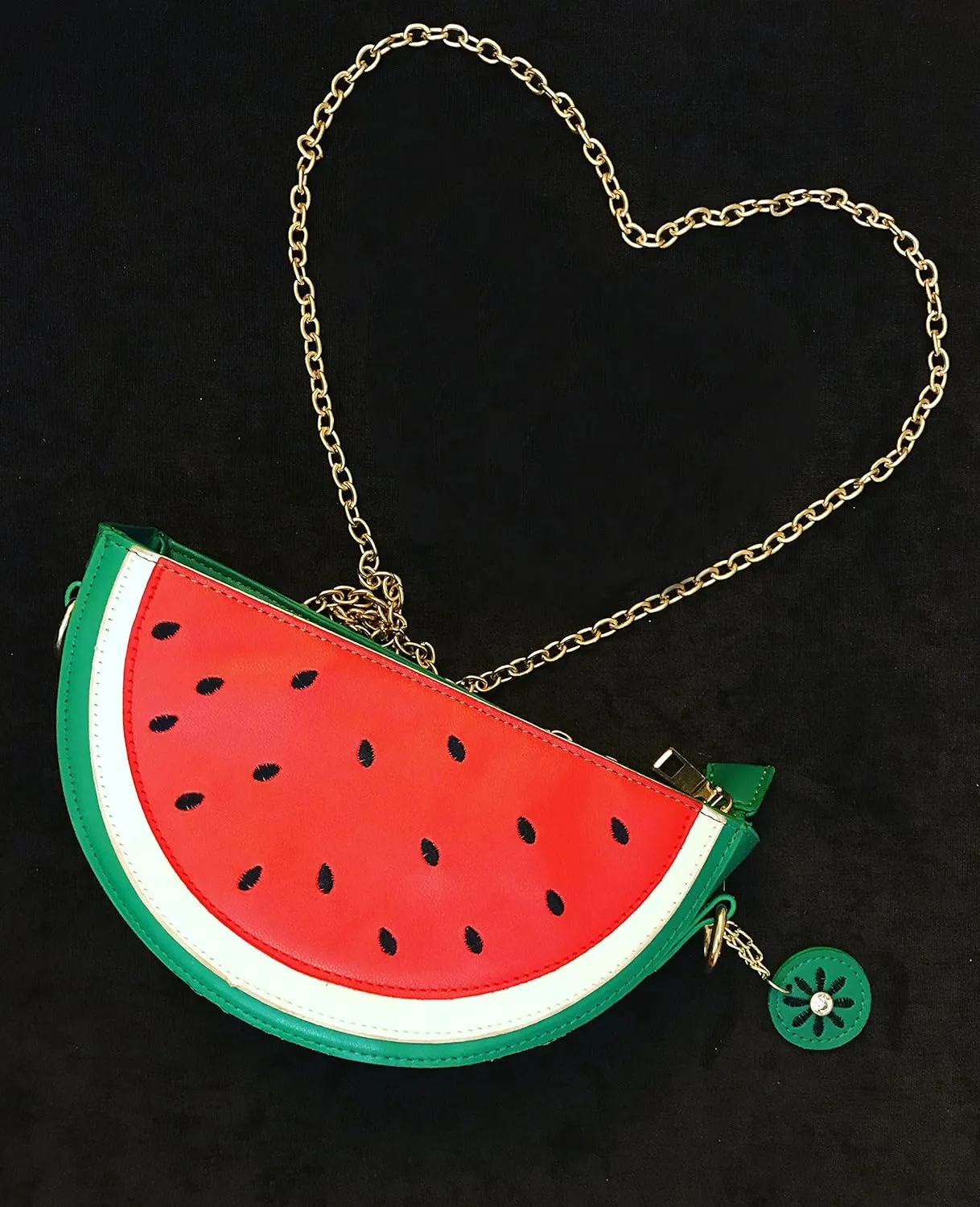 New Cute Watermelon Lemon Shaped Crossbody Clutch Purse Bag Fruit Style Purse Mini Shoulder Bag