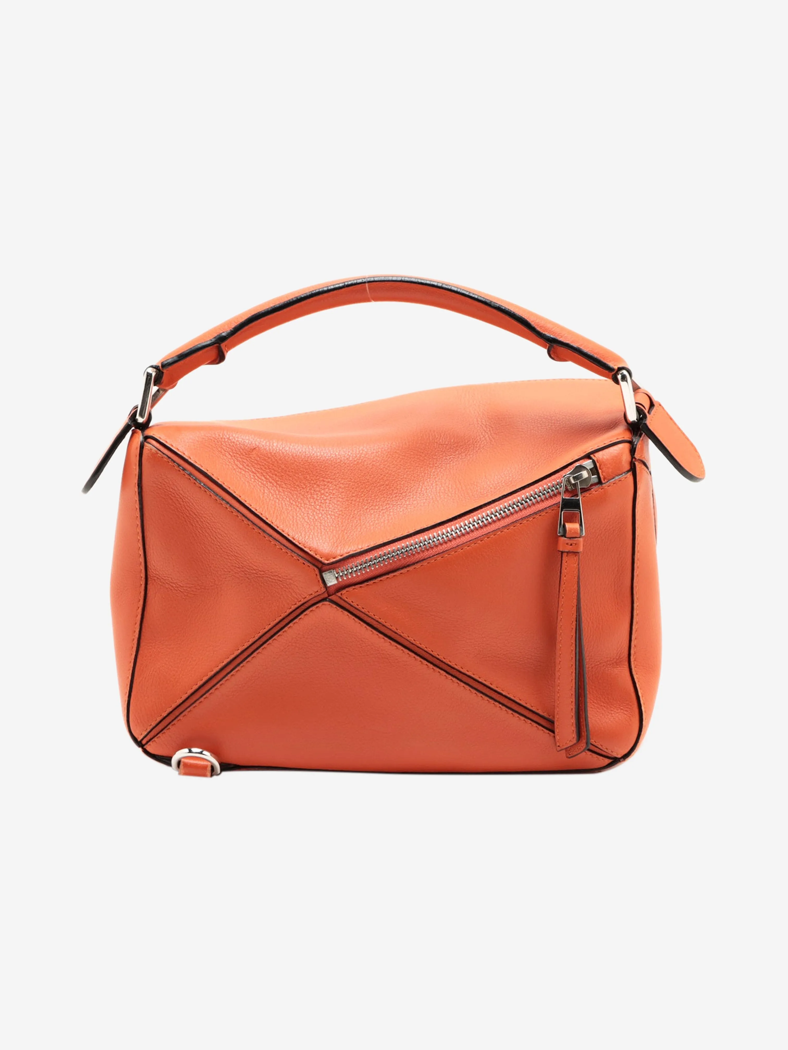Orange small Puzzle bag