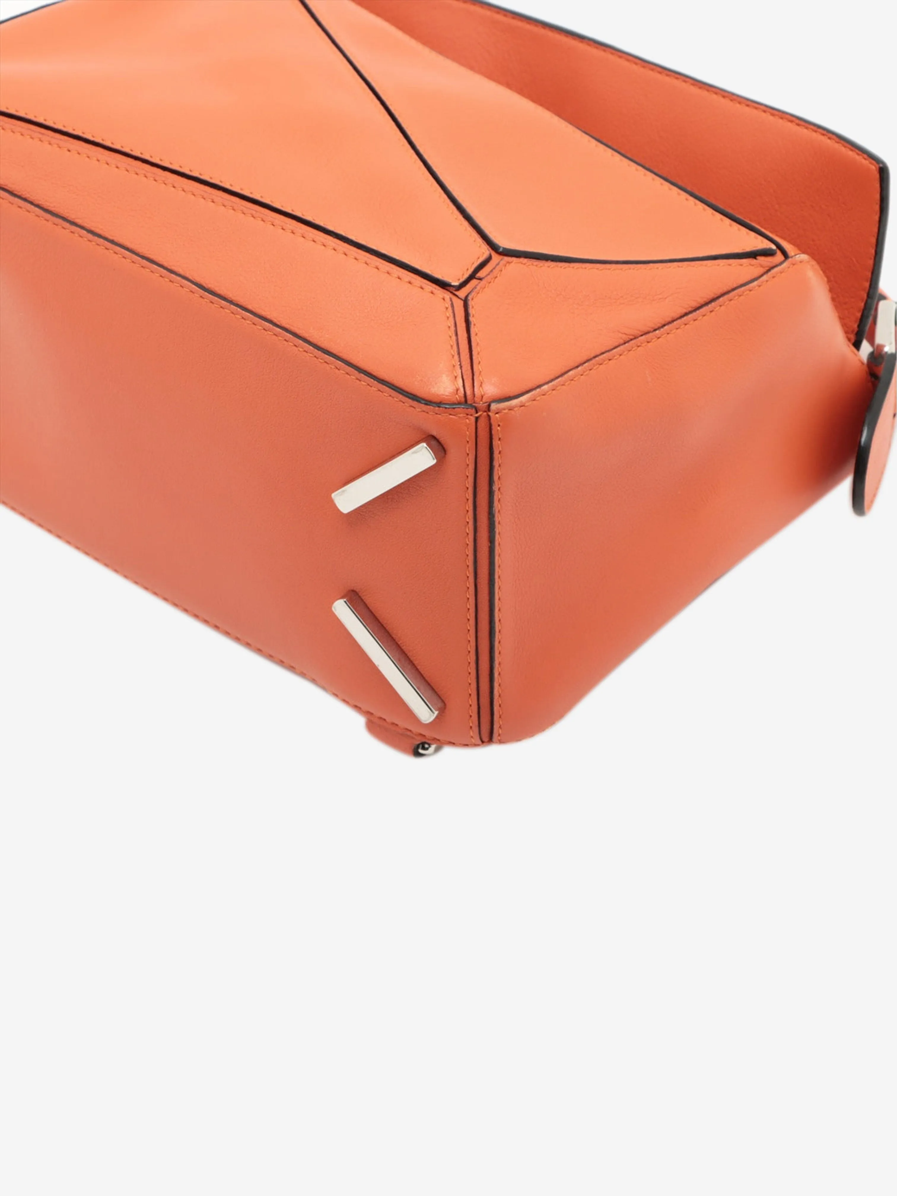 Orange small Puzzle bag