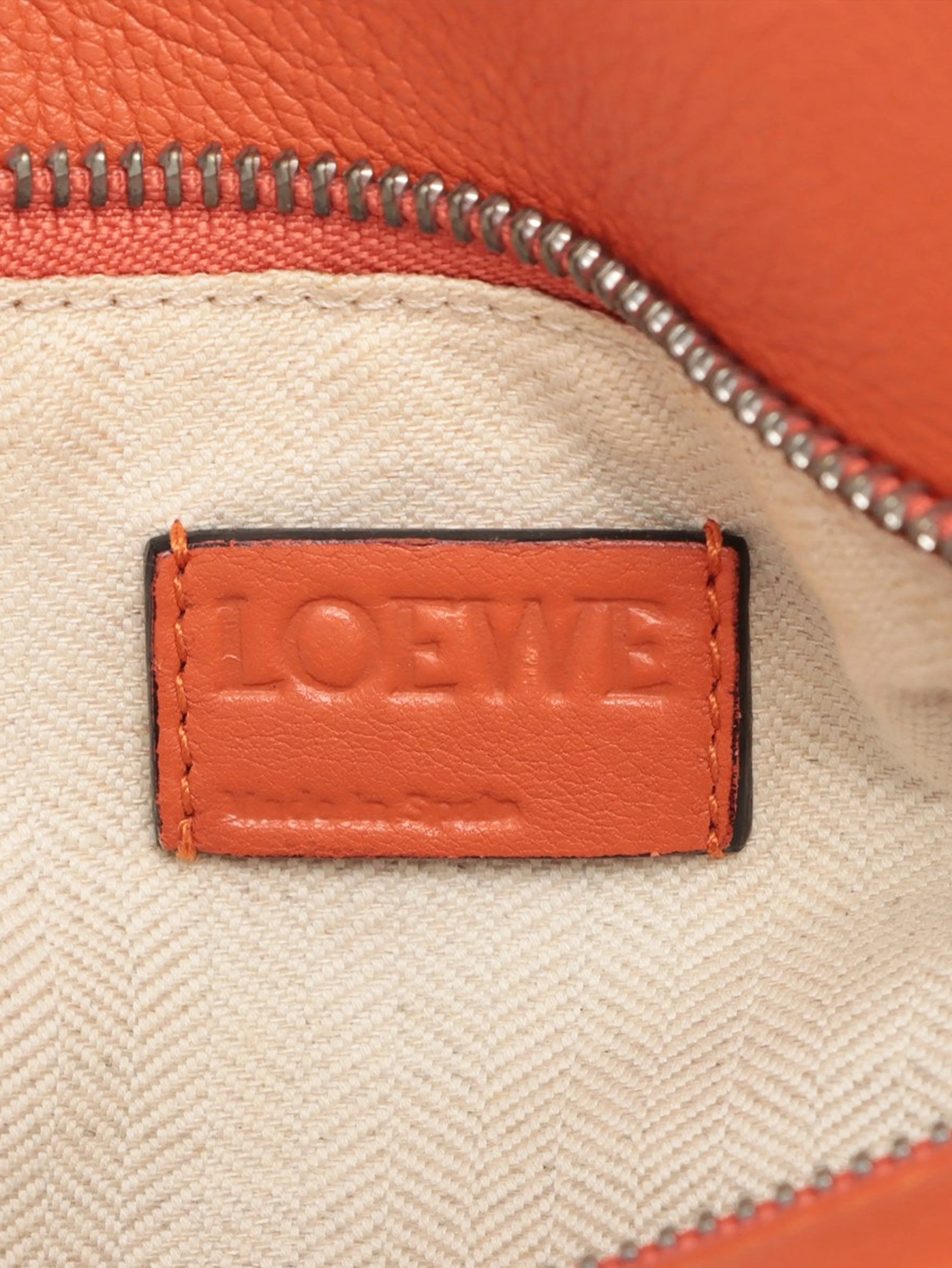 Orange small Puzzle bag