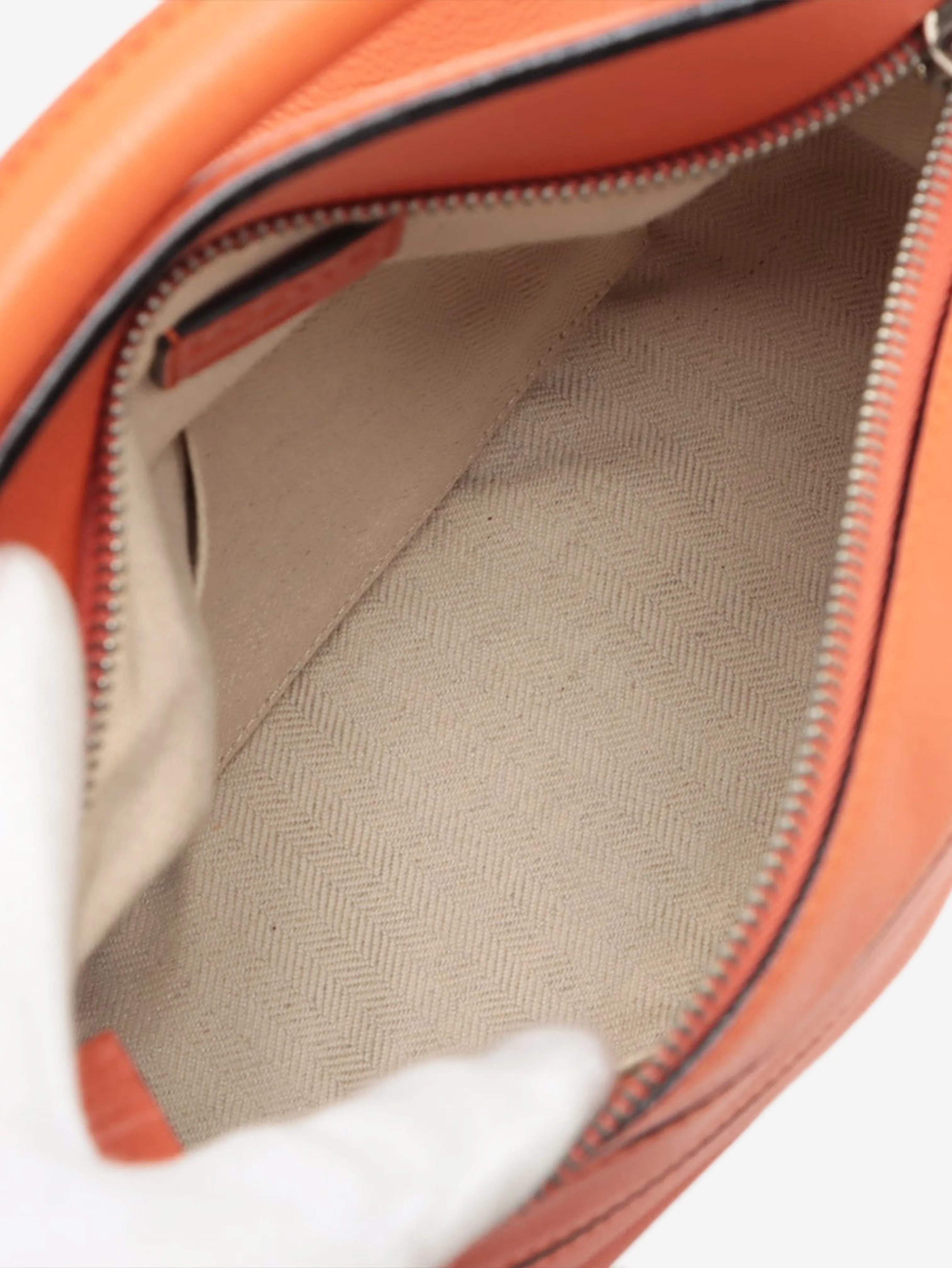Orange small Puzzle bag